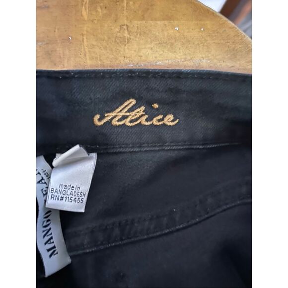 Mango Women’s Black Alice Slim Jeans Size 7 (6132) - Picture 7 of 9